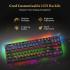 Redragon K552 KUMARA 87 Keys Mechanical Gaming Keyboard RGB LED Backlit Wired Anti-Dust Proof Red Switches - Black